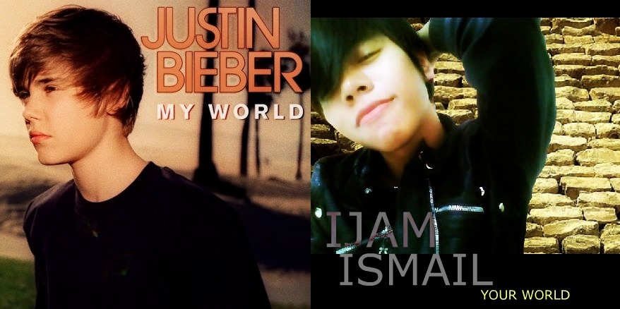 justin bieber my world album cover. justin bieber my world album