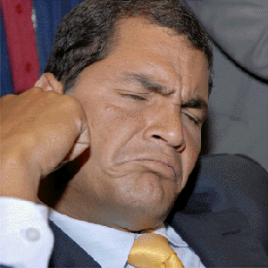 ecuador s president suppressing
