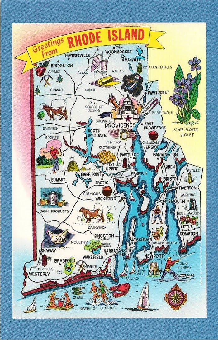 My Postcard Collection Rhode Island
