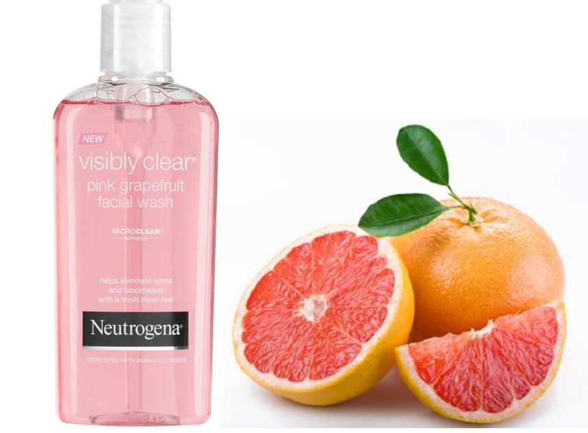 Freckled Elle Neutrogena Visibly Clear Pink Grapefruit Facial Wash Review
