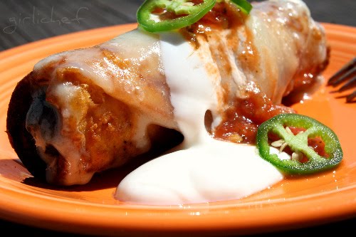 Easy Chicken Chimichangas - Isabel Eats