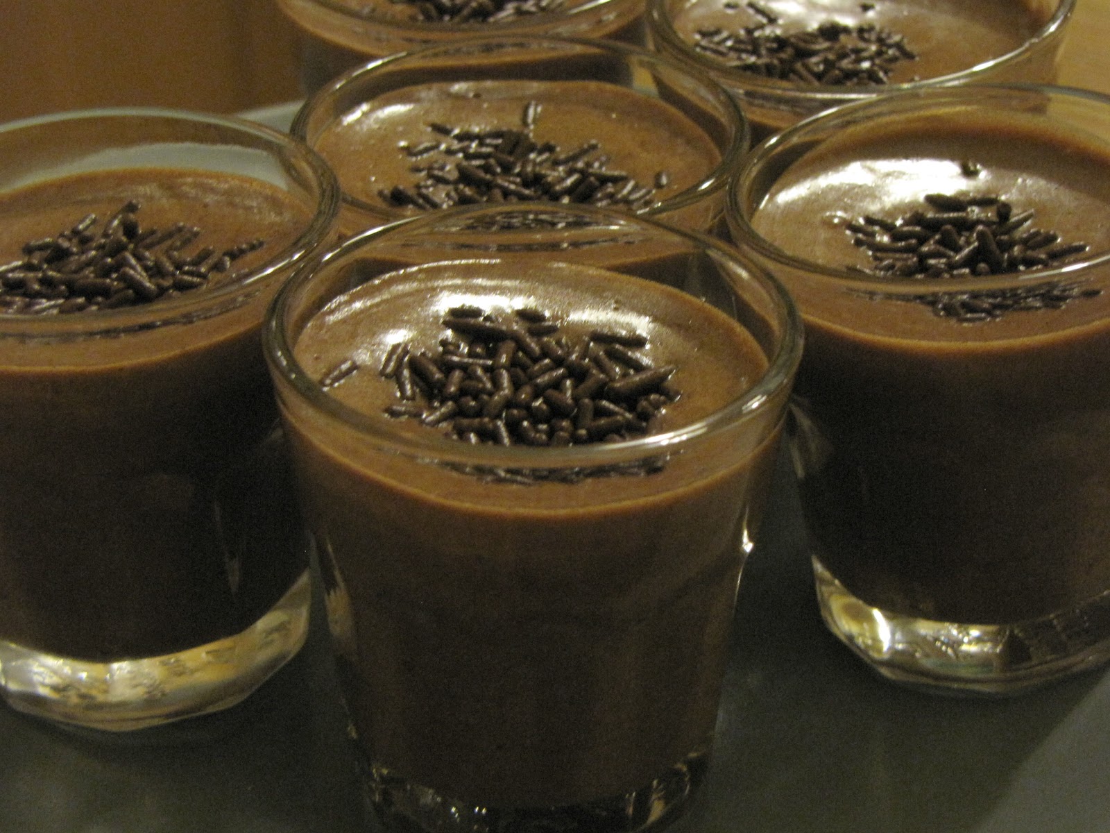 Adoro uma Cozinha Mousse instantâneo de chocolate da Nigella