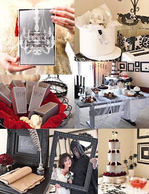 This Halloween Wedding party theme has me way more excited than one person This Halloween Wedding party theme has me way more excited than one person