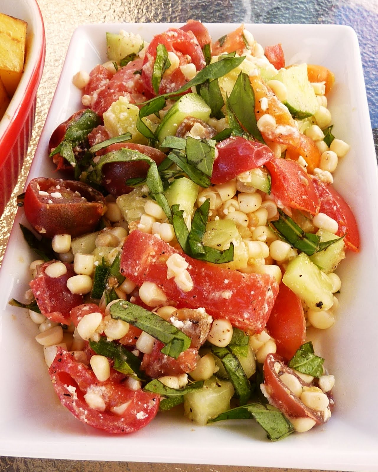 Simple Plates Corn Summer Salad