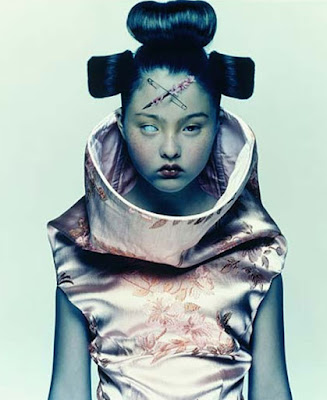 Devon+aoki+versace