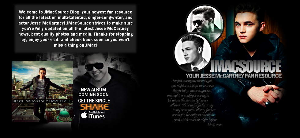 JMacSource | Your Jesse McCartney Fan Resource