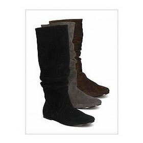 flat slouch boots