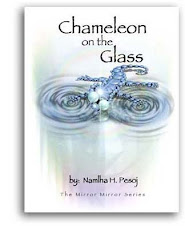 Chameleon on the Glass