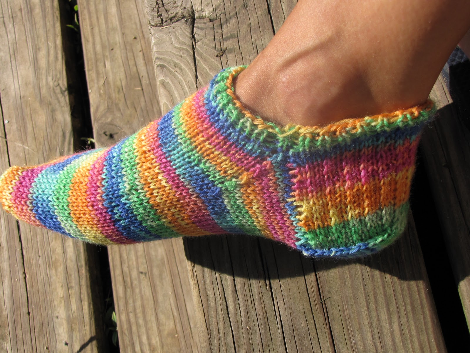 KNITTINFUN No Show Sock Pattern