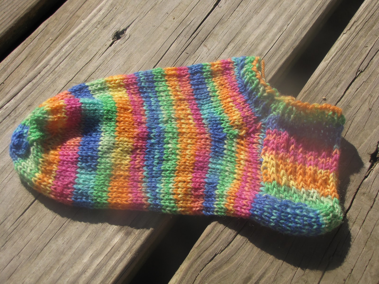 KNITTINFUN No Show Sock Pattern