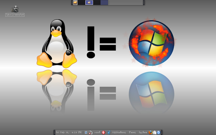 Linux IS NOT Equal to Windows