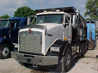 Tri axle dump truck Kenworth T800