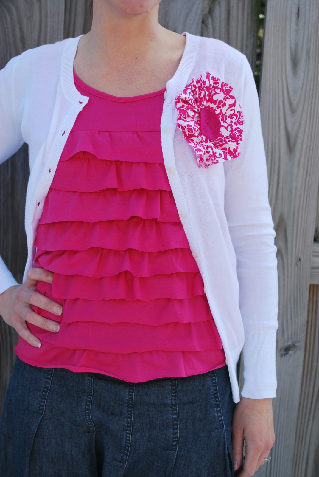 Larissa Another Day Ruffle Tee from JoAnns Tee