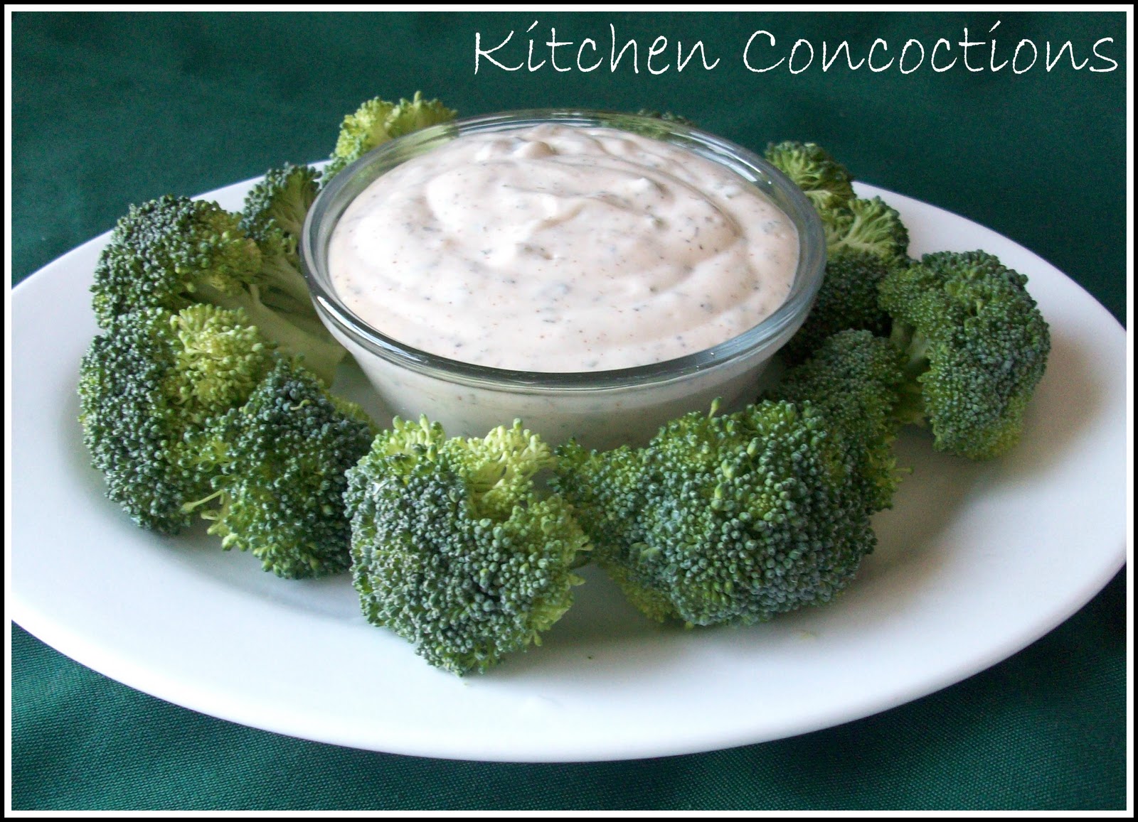 Choppin' Broccoli and Ranch Dressing For Joe Kitchen Concoctions