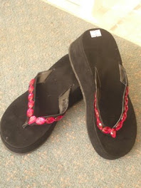 GLAM SANDALS DARK PINK