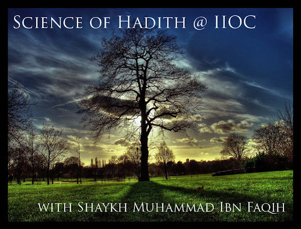 Science of Hadith @ IIOC