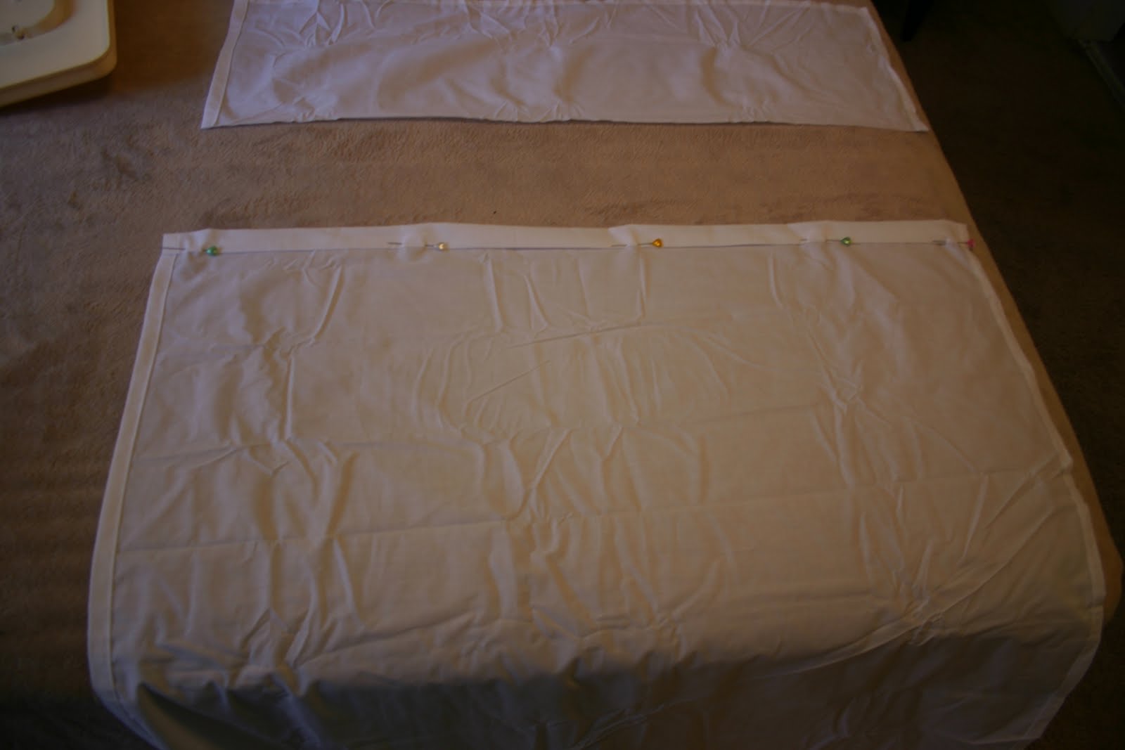 Honeybee Vintage Flat Sheet Curtains