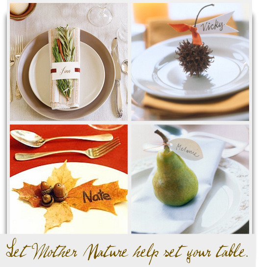 Natural Table Settings