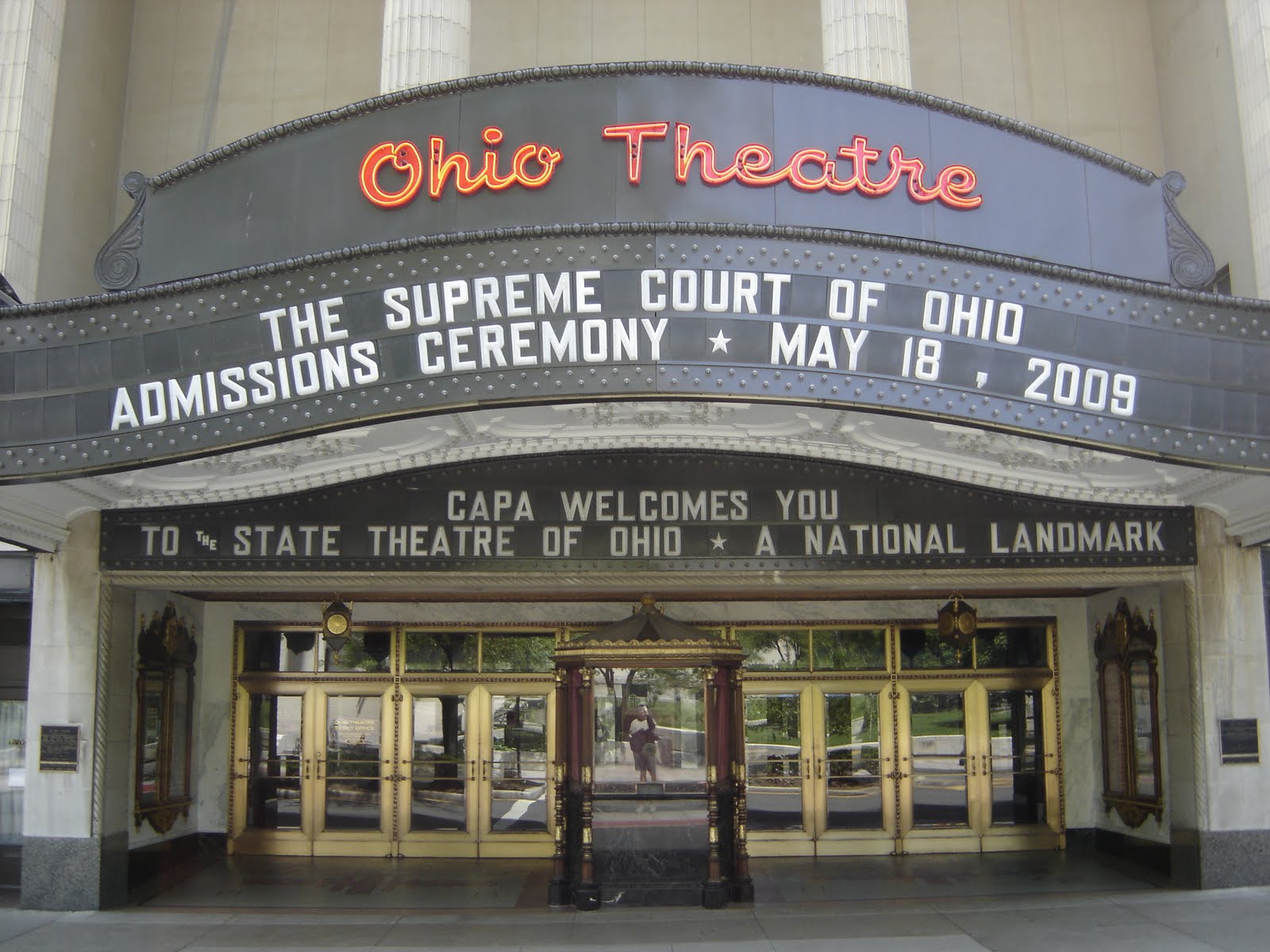 Places To Go, Buildings To See Ohio Theatre Columbus, Ohio Part One
