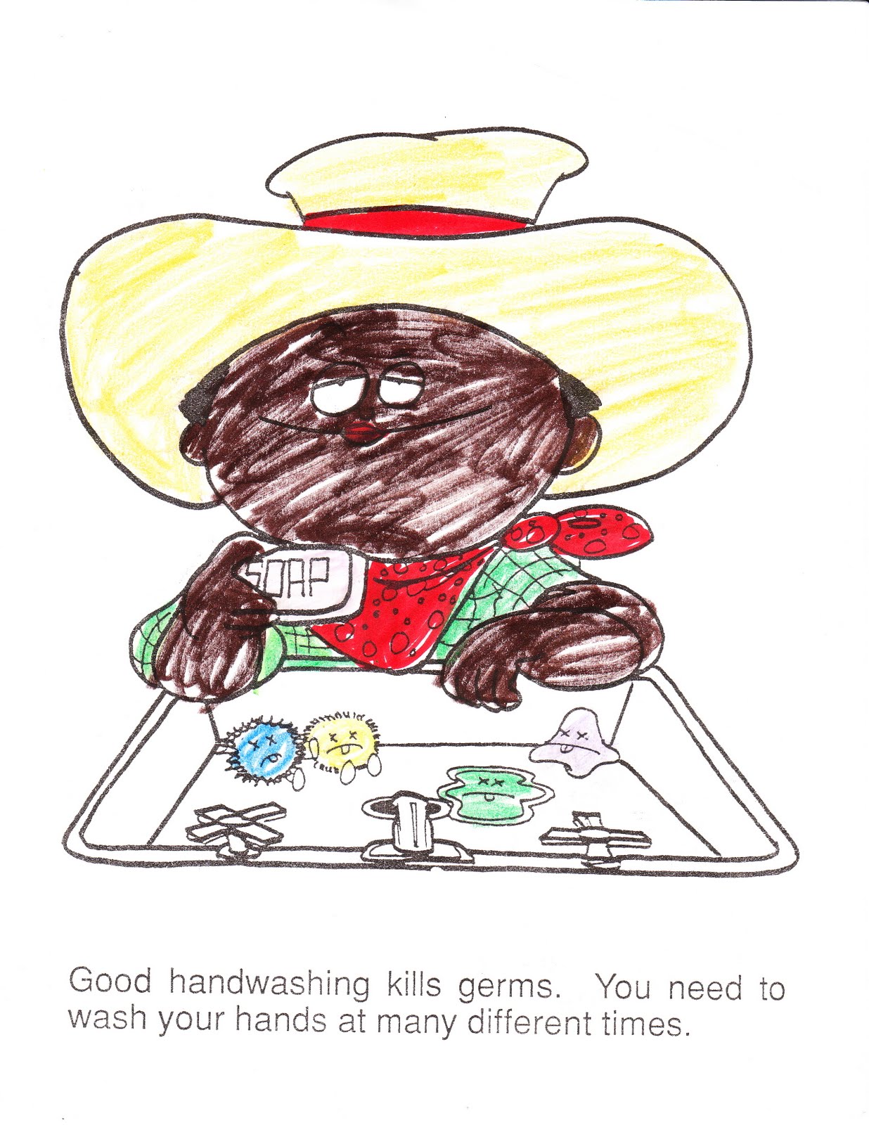 Kevin Babbles AIDS Coloring Book