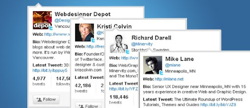 twitter anywhere hovercard followfriday list follow back twitter anywhere hovercard followfriday list follow back
