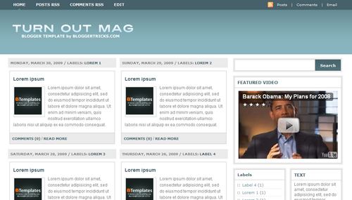 Mindblowing Premium-Like Free Blogger Template