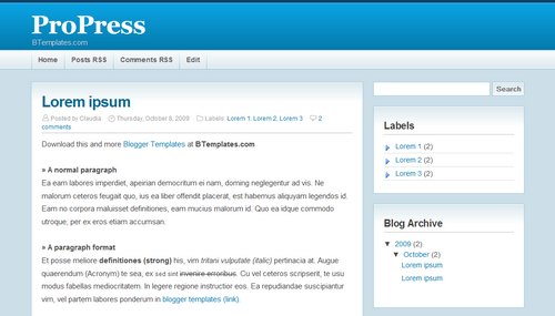 Mindblowing Premium-Like Free Blogger Template