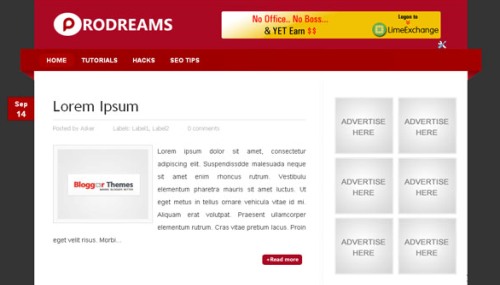 Mindblowing Premium-Like Free Blogger Template