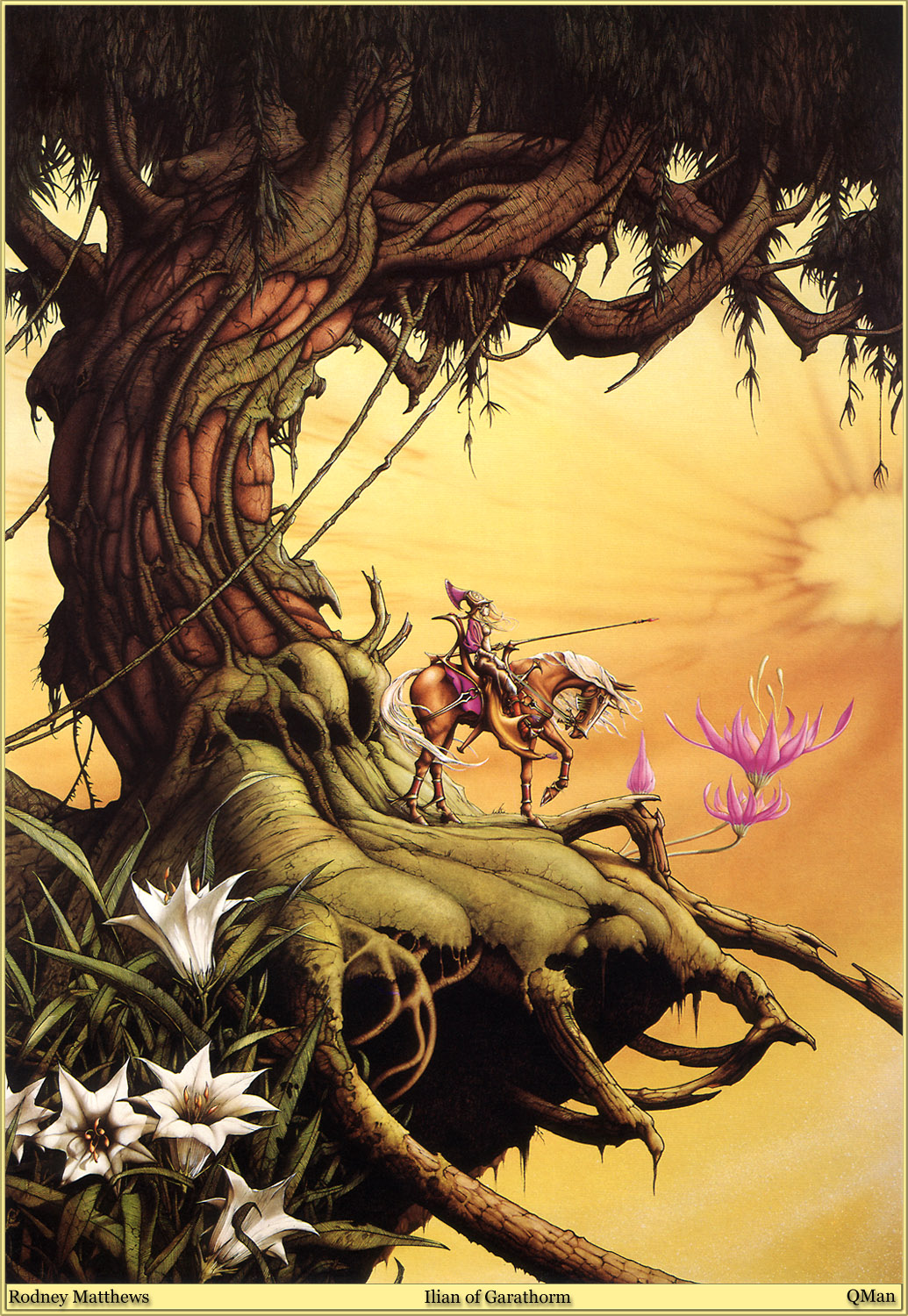 Castle Dragonscar 1970s Fantasy Art Rodney Matthews & Roger Dean