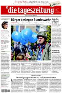 PORTADAS DIARIOS DE ALEMANIA