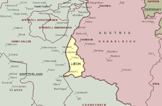 Liechtenstein map Liechtenstein map