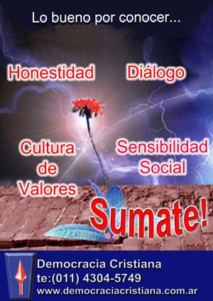 Sumáte a la Democracia Cristiana en la Comuna 13