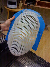 This is the mask I wear while receiving my radiation