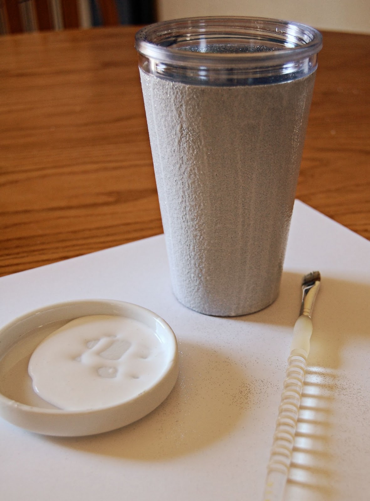 kristy.makes diy glitter cup