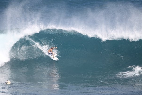 ProBox in Bali on Synergy Surfboards