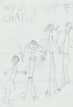 Akychame's Family Portrait, Circa 2000-2001, 8 X 11, Pen on Paper