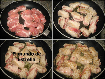 Rollitos de lomo al horno Rollitos de lomo al horno