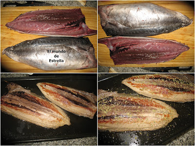 Melva a la plancha Melva a la plancha