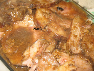 Cabeza de Lomo rellena de piña y pasas Cabeza de Lomo rellena de piña y pasas