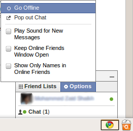Facebook chat will be disabled