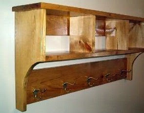 shelf coat hanger plans