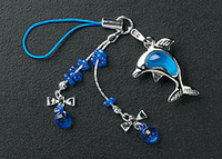 Lucky Charm: Scented Dolphin Cell Phone Charm