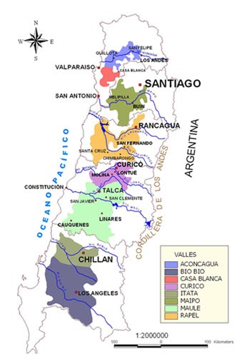 - Hoy, invito yo !: Vino chileno - regiones vitivinicolas