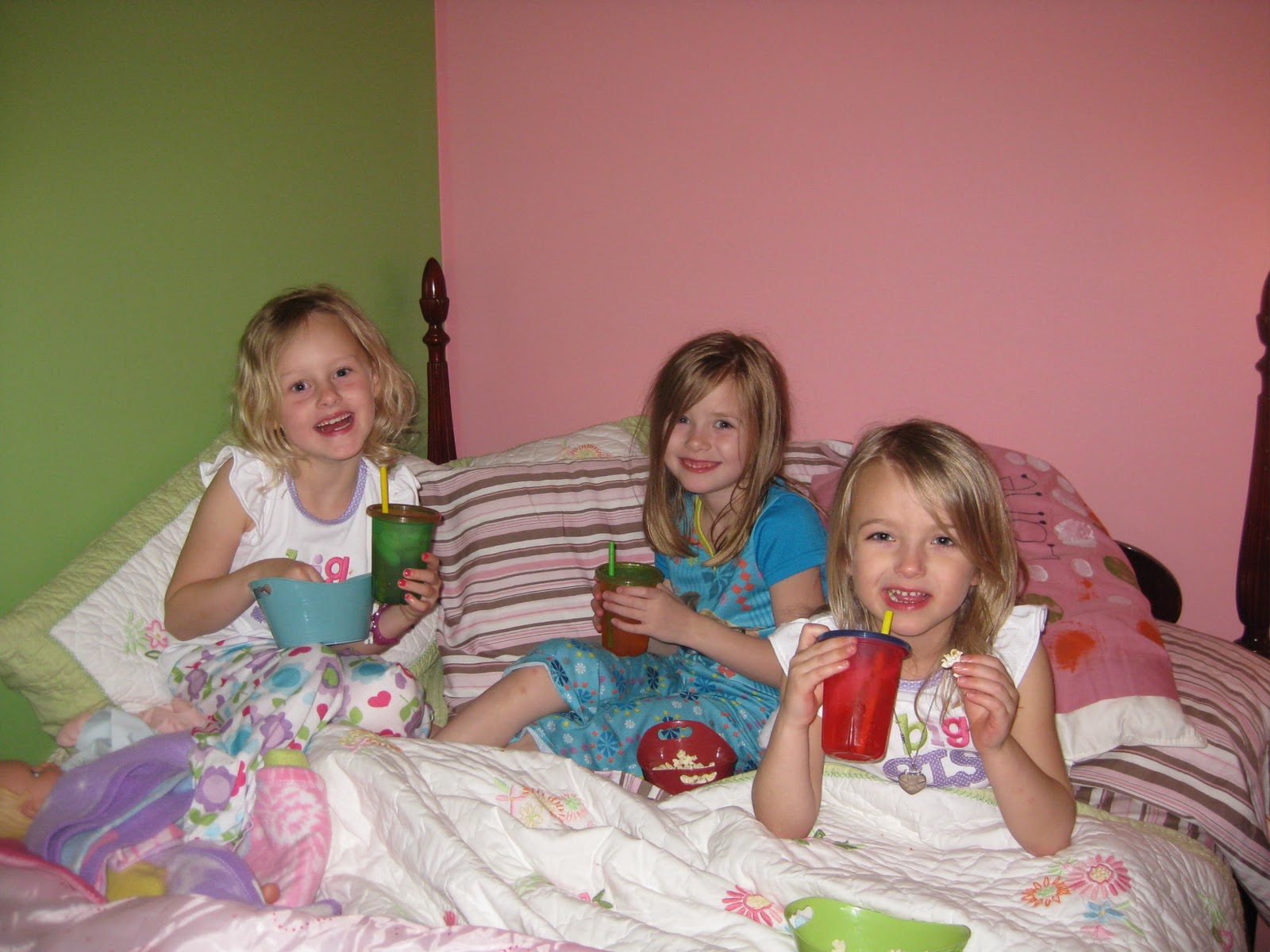 The Dawson's Girls sleepovers