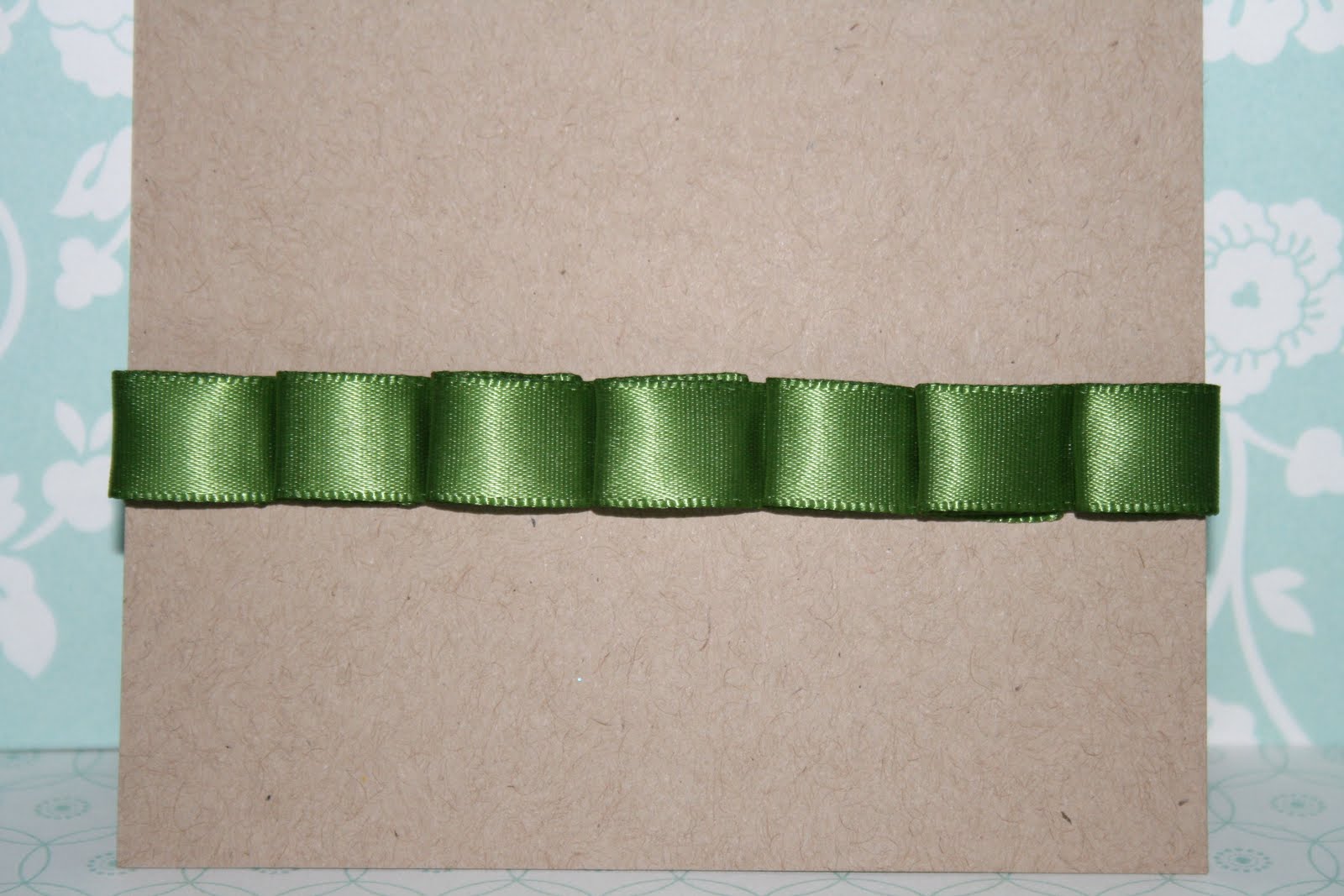 There She Goes Clear Stamps Wednesday Trends Pleating Ribbon