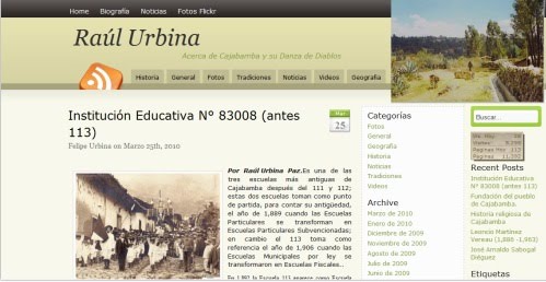 [Raulurbinapaz.com] Un blog sobre la historia de Cajabamba