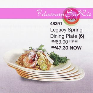 :: mamaChiq BIRTHDAY SPECIAL OFFER :: 11-17 Jan 2010 :: Buy with Member's Price :: Pg 3 :: 03_Legacy+Spring+Dinner+Plate