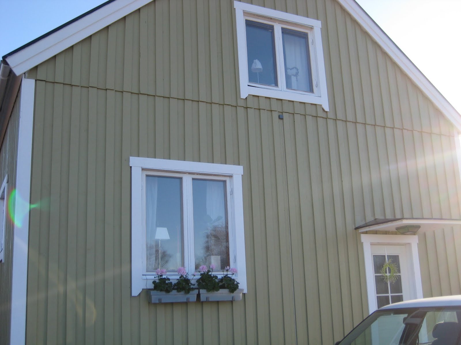 Ett hus för oss: blomlådor