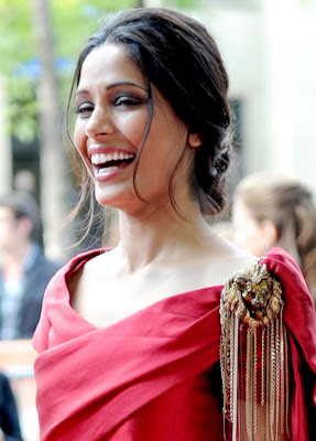 Freida pinto visit @ Miral premiere during 2010 Toronto Intl Film Festival