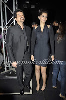 Sonam Kapoor visit at HDIL Fashion Show in Hot Black dress